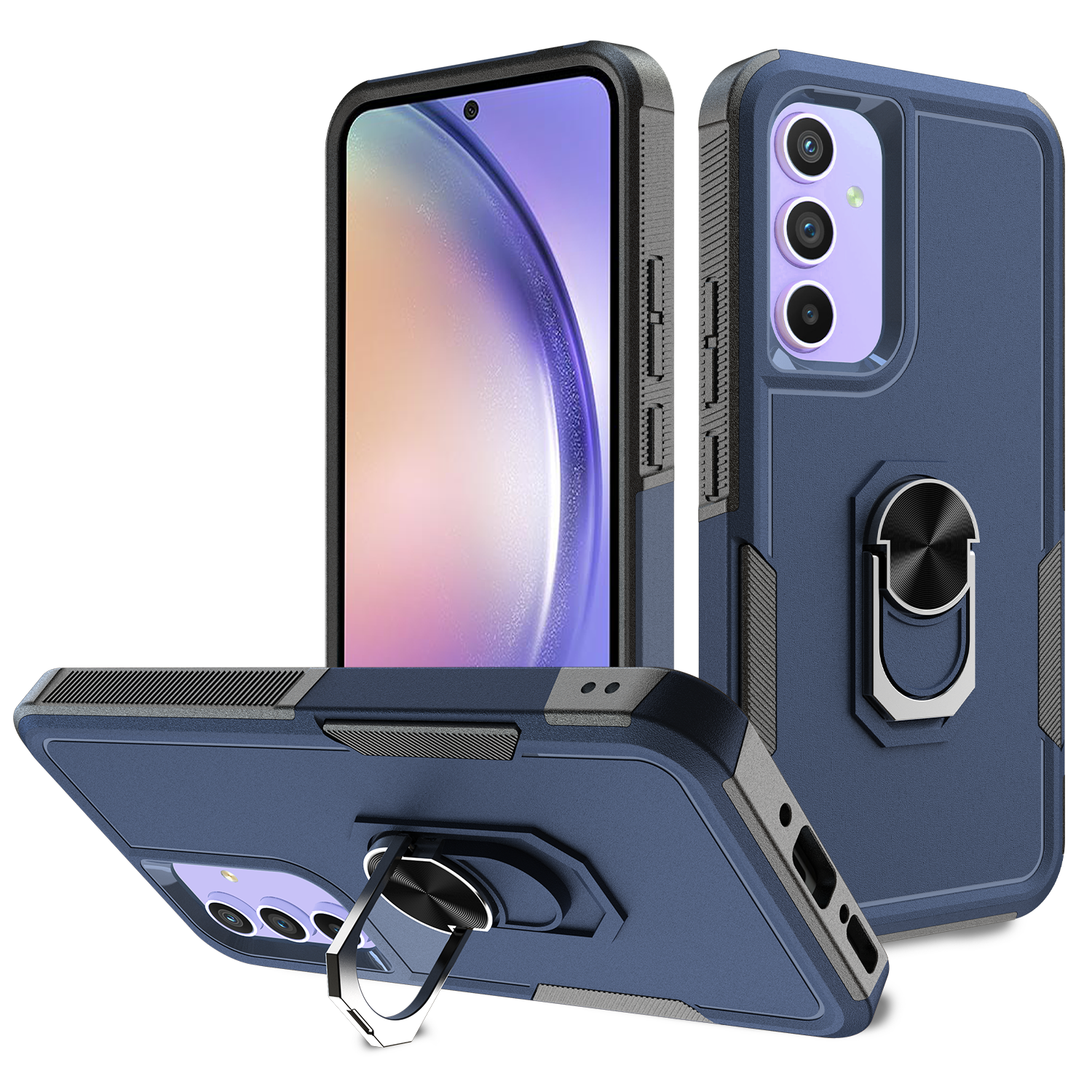 Étui à anneau robuste pour Samsung Galaxy A54 5G Étui à anneau robuste pour Samsung Galaxy A54 5G